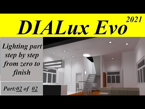 DIALux Evo Lighting tutorial 2021