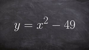Solve by factoring when a difference of two squares