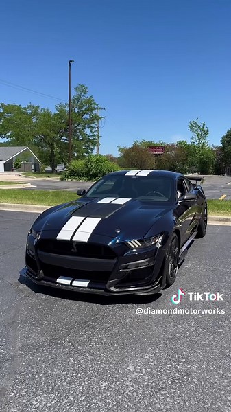 Antimatter Blue Ford GT500 with Carbon Fiber Goodies for Sale!