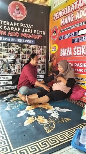 Nikmat sensasi jari petir mang ado project 😁 #pijatpengobatan #totoksaraf #masukberanda