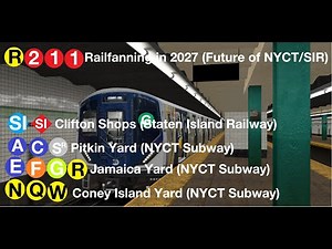 OpenBVE Virtual Railfanning: The Future of NYCT and SIR in 2027 (R211A/S/T)