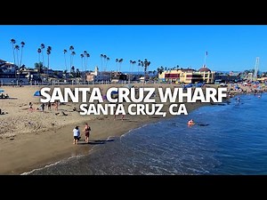 Exploring Santa Cruz Wharf in Santa Cruz, California USA Walking Tour #santacruzwharf #santacruz