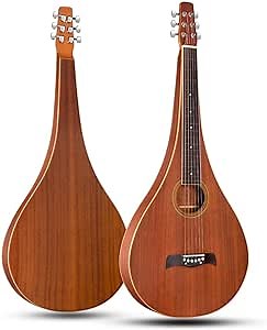 ADM Hawaiian Weissenborn Classic Acoustic Lap Steel Guitar for Enthusiasts