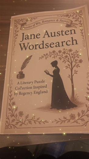 Jane Austen Wordsearch: A Fun Stress Reliever