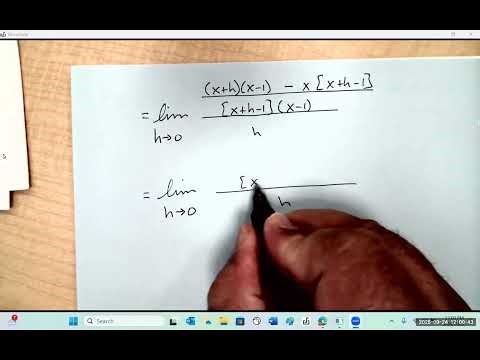 MATH 2413 CH 3 SEC 2 The Derivative as a Function