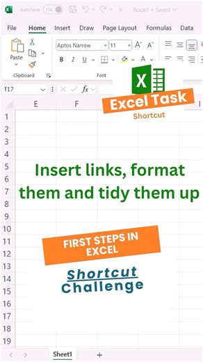 Excel Shortcut Challenge: Master Hyperlinks Fast 🔗⚡ | Excel for Beginners