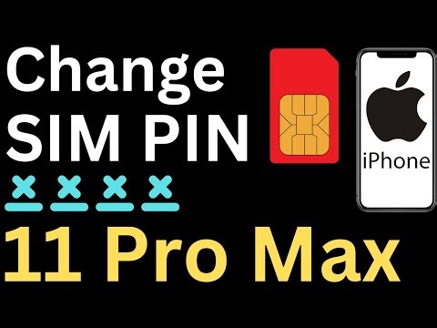 How to Change SIM PIN on iPhone 11 Pro Max