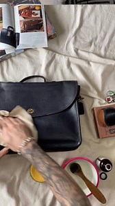 11K views · 447 reactions | Restoring a ’90s @Coach briefcase ✨ #VintageCoach #CoachBag | J.thrifty | Facebook