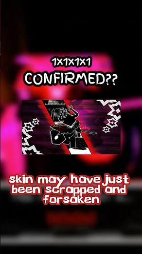 This NEW 1X1X1X1 Scrapped Skin in Forsaken is… #forsaken #roblox