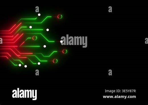 abstract technology circuit board. vector illustration. eps 1 0 Stock Video Footage - Alamy