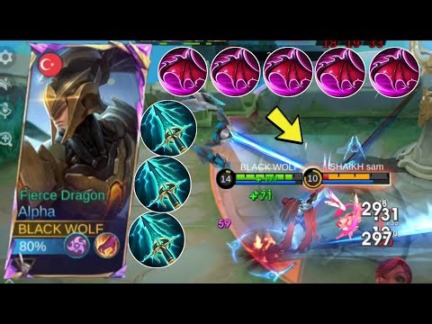 This Alpha Build Is Insane LifeSteal + True Damage!! - Top 1 Global Alpha ~ MLBB