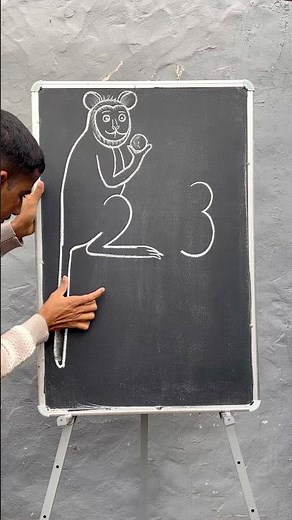 How to drawing a monkey and it’s baby ||👌🐒 || #monkeyart #art #drawing
