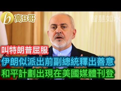 叫特朗普屈服 伊朗似派出前副總統釋出善意 和平計劃出現在美國媒體刊登［智慧如水 – 高B哥 GBG］