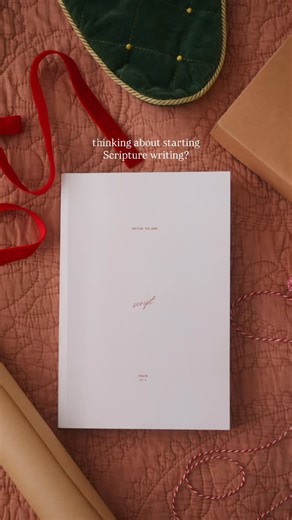 Script Journals on Instagram: "Scripture writing is such a powerful discipline! Scribes in biblical times would write scripture over and over. And it’s how the Bible was originally spread! Writing out scripture really slows you down and lets the words sink in deep. It’s brought so much life and renewal to my time in the Word! If you don’t know where to start, check out Script journals - they guide you verse by verse with intentional prompts along the way. Psalms Pt. 1 and the book of John are av
