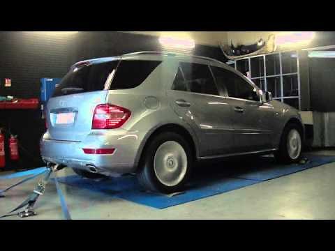 * Reprogrammation Moteur * Mercedes ML 350 cdi 231cv @ 288cv Dyno Digiservices Paris