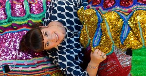 Joana Vasconcelos instala Valquíria em desfile da Dior
