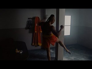 Kickboxer 1989 Concrete pillar Tong Po scene 4K HDR