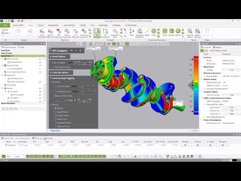 Inspecting a Crankshaft | Geomagic Control X