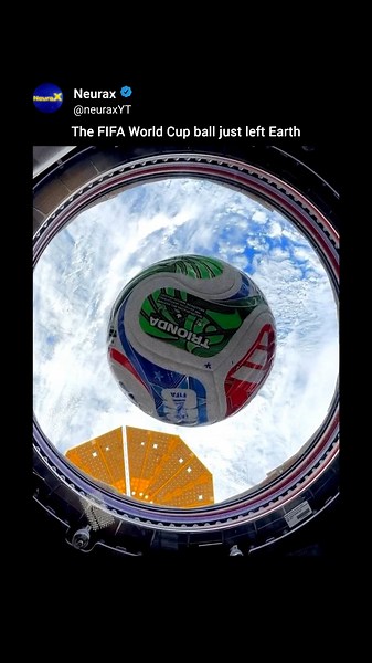 The Official FIFA World Cup Ball Went to Space