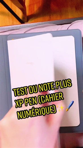 Test du cahier numérique Note Plus de XP PEN