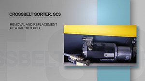 HowTo- Crossbelt Sorter SC3: Removal and Replacement of a Carrier Cell