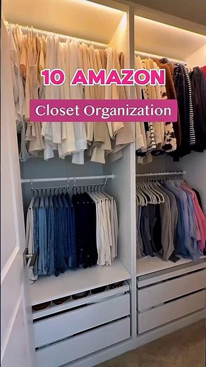 10 Amazon Closet Organizers, That Will Instantly Save Space & Clear The Clutter! #amazonfinds #home