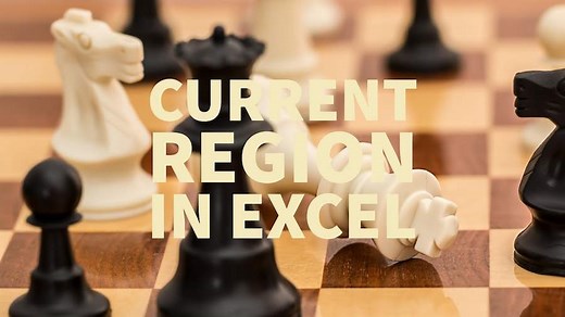 Excel Shortcuts - Current Region