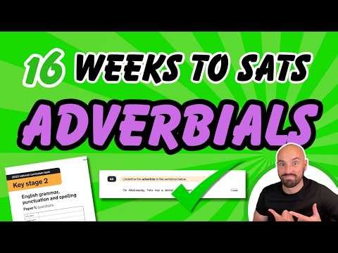 Adverbials - 16 Weeks of SATs - SPaG / GPS