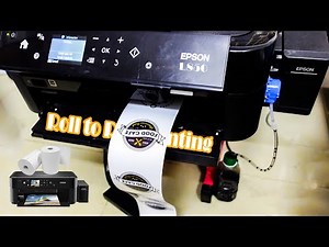 Roll to Roll Printing Vinyl Sticker Epson L850 or L1800 L1300 and more