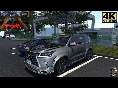 Lexus LX 570 Super Sport 2021 - Euro Truck Simulator 2 | ETS2 1.49 | Steering Wheel Gameplay