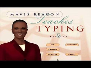 Mavis Beacon Teaches Typing 8(Run Screen and Mindscape Logo)