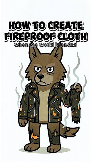 How to Create Fireproof Cloth in a Post-Apocalyptic World