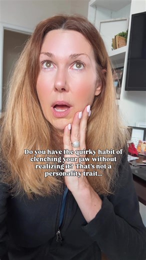 Most women think jaw clenching is just a bad habit. It’s not. It’s one of the most common ways the nervous system holds stress. When your body feels pressure, responsibility, or emotional activation, your nervous system braces for threat. The jaw tightens. The shoulders lift. The chest contracts. The stomach hardens. Over time it becomes so normal that you don’t even realize you’re doing it. But here’s the important part: Your body isn’t doing this because something is wrong with you. It’s doing