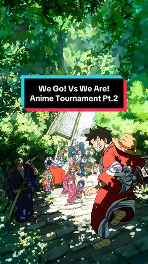 Post 2 | Round of 32 - Round 2 : Anime Openings Tournament - One Piece (We Go!) vs. One Piece (We Are!). #onepiece #animeopening #animetournament #wego #weare