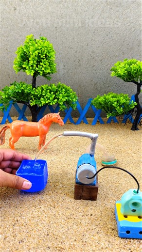 diy tractor mini science project hand water pump # tractor # 589