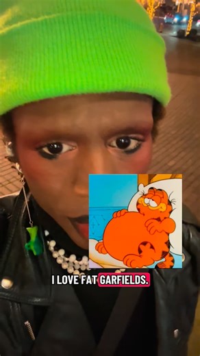 JoJo Blacco on Instagram: "No, this isn’t code for anything, I just really love “Garfield” #jojoblacco #garfield #fyp #cat #explorepage✨"