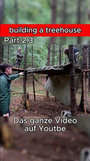Wir bauen unser Baumhaus weiter Part: 2.3 | #outdoor #foryou #baumhaus #deutsch
