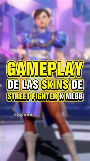 STREET FIGHTERxMLBB SKIN GAMEPLAY!🔥#mobilelegends #MLBBLatam #MLBB #joyamiMLBB #gaming