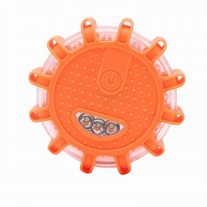 [Hot Item] Magnetic Base Round Super Bright LED Warning Light Emergency Light for Safety Product