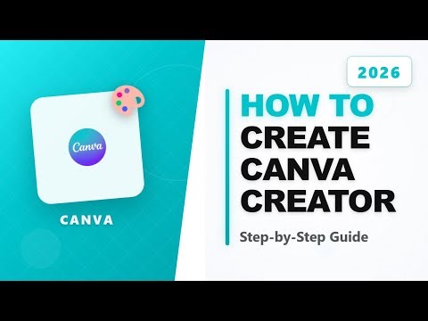 How To Create Canva Creator Account