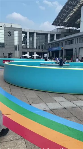 IPOOLGO Outdoor Portable Inflatable Swimming Pool Freestanding with Full Set Equipment Ipoolgo Inflatable Pools