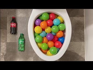 Will it Flush? - Coca Cola, Sprite, Fanta, Mirinda, Pepsi, Mentos, Plastic Balls