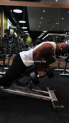 1 percent better. Every day. #fitnessjourney #gym #workout #fitness #fyp