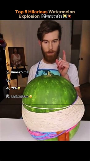 Top 5 Hilarious Watermelon Explosion Moments ( Smash, Crash, Boom!) 😌🍉
