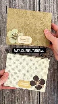 Simple Supplies Easy Journal - Free Workshop for Paper Crafters! #scrapbooking #junkjournal