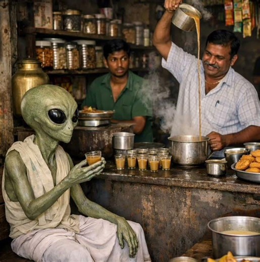 Alien First Time Tea Kudichaa 😂 | Tamil YouTube Shorts