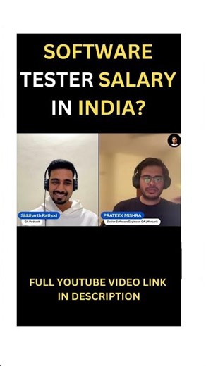 Software Tester Salary | QA Engineer Salary #shorts #salary #softwaretesting