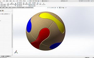 Solid works足球建模