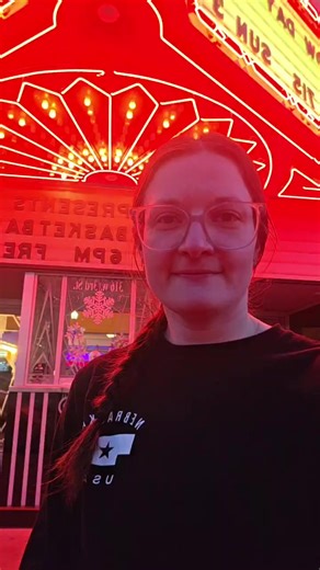 Husker Nation! Come watch the basketball game with us on the big screen! Allo sponsored the game AND the popcorn! | The Grand Theatre