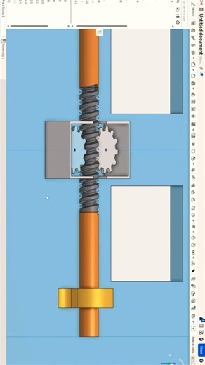 Rotary to Reciprocating Mechanism on onshape #3ddesign #mechanical #mechanism #engineering #onshape